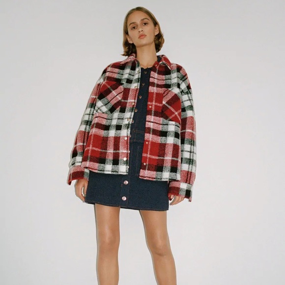 Zara Jackets & Blazers - NWT Zara Plaid Overshirt